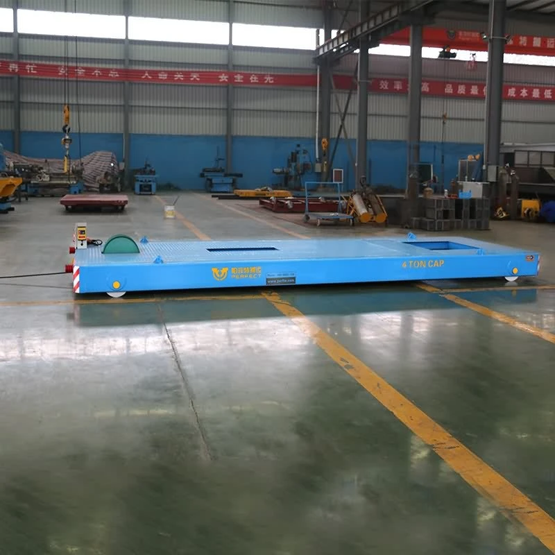 Cable Powered Material Rail Transfer Cart For Polypropylene best