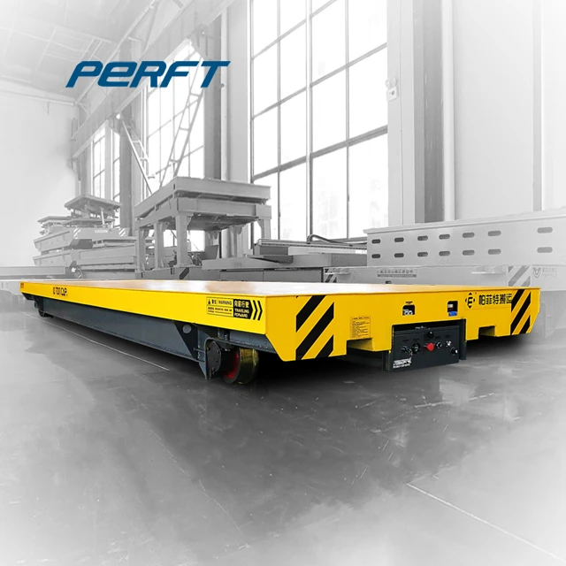 Factory Customized Heavy Duty Die Transfer Carts With Flat Steel Deck 200 Tons high quality